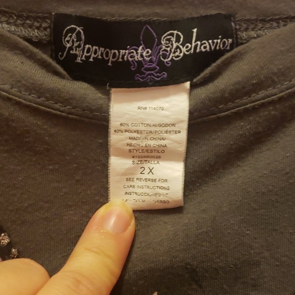 Appropriate Behavior Butterfly Shirt - Picture 2 of 2